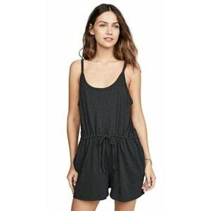 Spiritual Gangster  Moon Gray Spaghetti Strap Romper